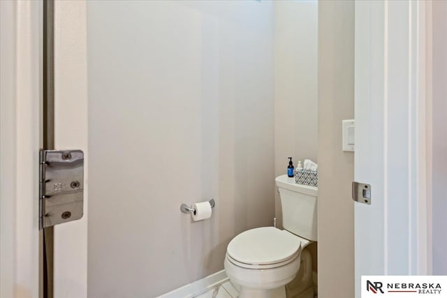 12601 S 78th St, Papillion, NE 68046 - bathroom featuring toilet and baseboards