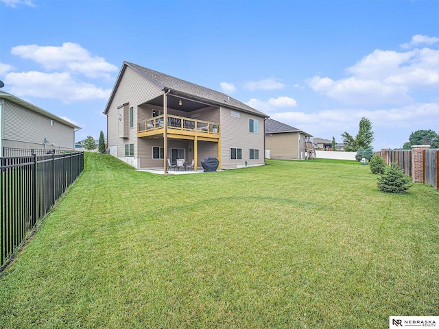 9656 White Pine Rd, Lincoln, NE 68505 - back of house featuring a patio
