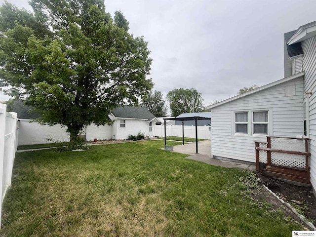 238 N Ray St, Valentine, NE 69201 - view of yard featuring a patio and a gazebo