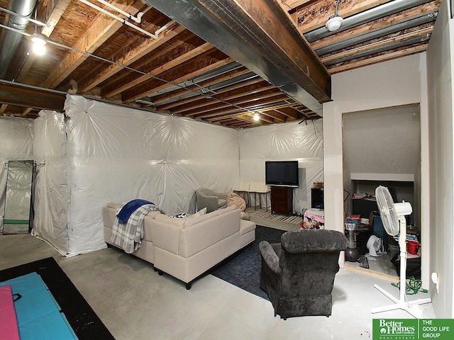 7968 N 163rd Ave, Bennington, NE 68007 - view of unfinished basement