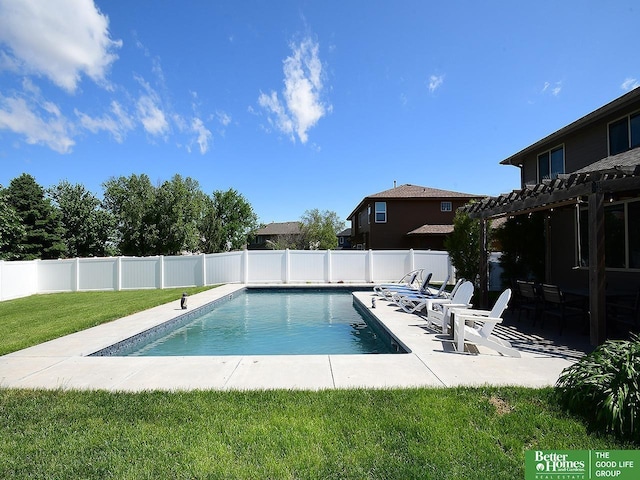 7968 N 163rd Ave, Bennington, NE 68007 - view of swimming pool with a patio