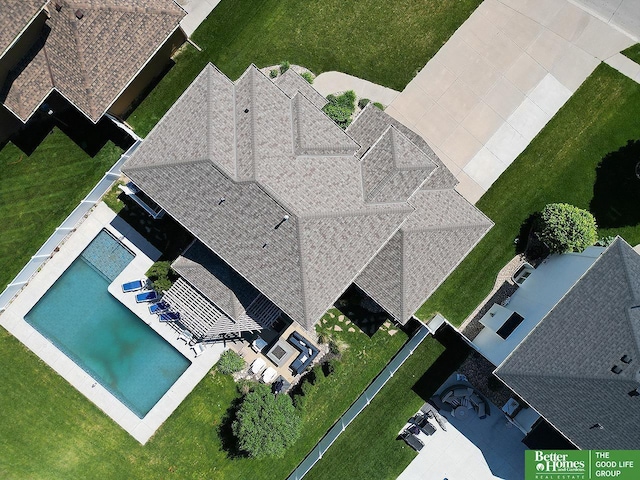 7968 N 163rd Ave, Bennington, NE 68007 - view from above of property