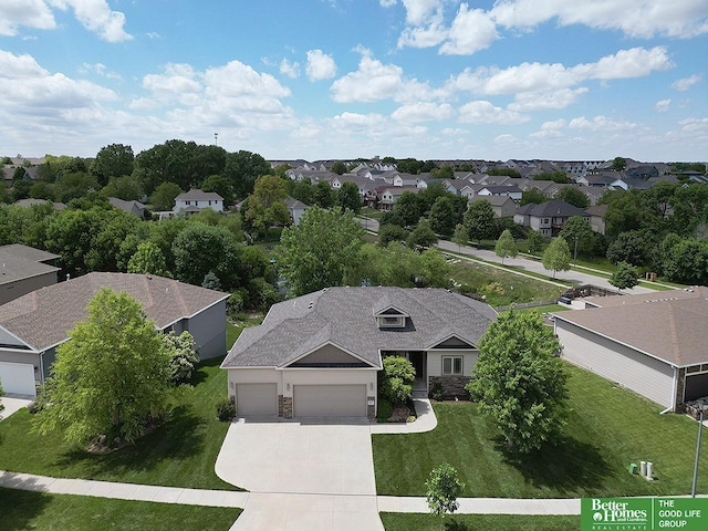 7968 N 163rd Ave, Bennington, NE 68007 - aerial view of residential area