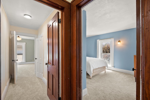 1346 G St, Pawnee City, NE 68420 - corridor featuring light colored carpet and baseboards