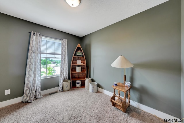 4441 W Hub Hall Dr, Lincoln, NE 68528 - living area featuring carpet and baseboards
