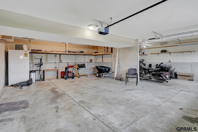 4441 W Hub Hall Dr, Lincoln, NE 68528 - garage featuring a garage door opener