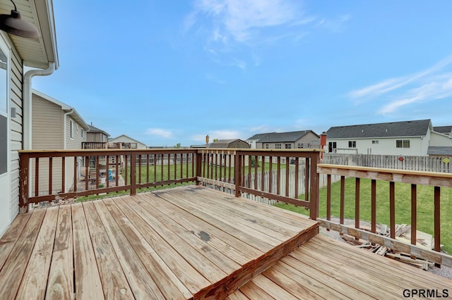 4441 W Hub Hall Dr, Lincoln, NE 68528 - wooden terrace featuring a residential view
