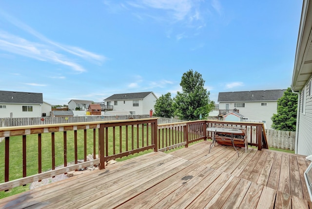 4441 W Hub Hall Dr, Lincoln, NE 68528 - deck with a residential view