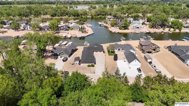 S-1196 N Lake Shore Dr, Fremont, NE 68025 - aerial perspective of suburban area featuring a large body of water and a tree filled landscape