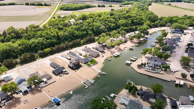 S-1196 N Lake Shore Dr, Fremont, NE 68025 - aerial perspective of suburban area with a nearby body of water