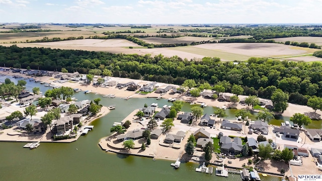 S-1196 N Lake Shore Dr, Fremont, NE 68025 - aerial perspective of suburban area with a large body of water