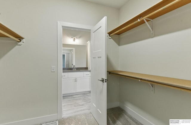 6320 Harvest Dr, Papillion, NE 68133 - walk in closet featuring a sink