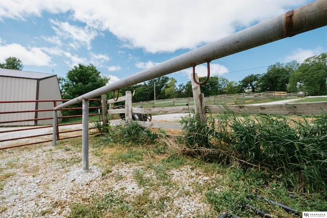 10955 N 58th Plz, Omaha, NE 68152 - view of yard featuring an exterior structure and an outdoor structure