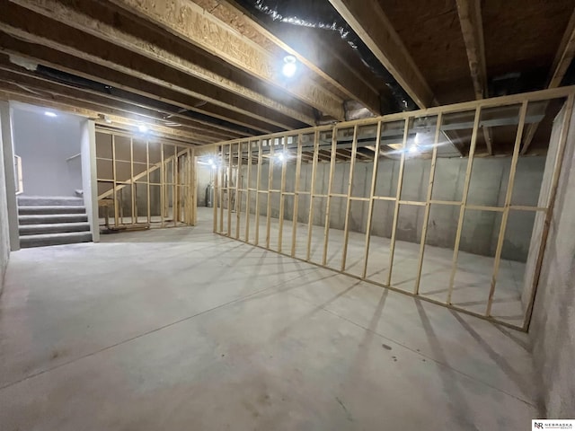 117 N Edna St, Valentine, NE 69201 - view of unfinished basement