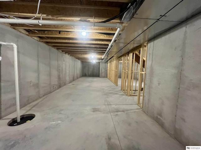117 N Edna St, Valentine, NE 69201 - view of unfinished basement