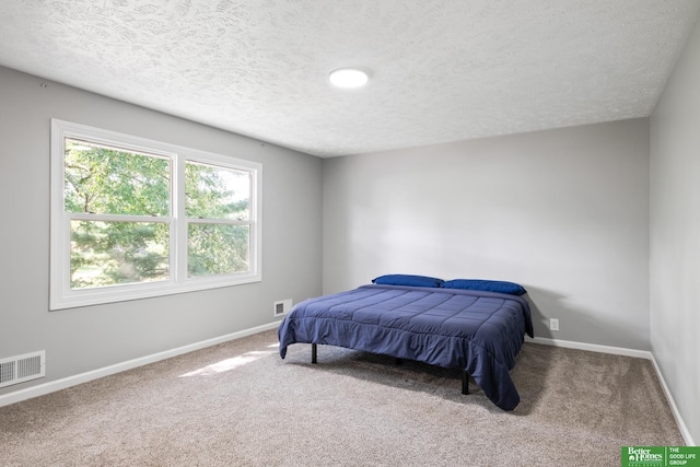 3501 Leawood Dr, Bellevue, NE 68123 - carpeted bedroom with a textured ceiling and baseboards