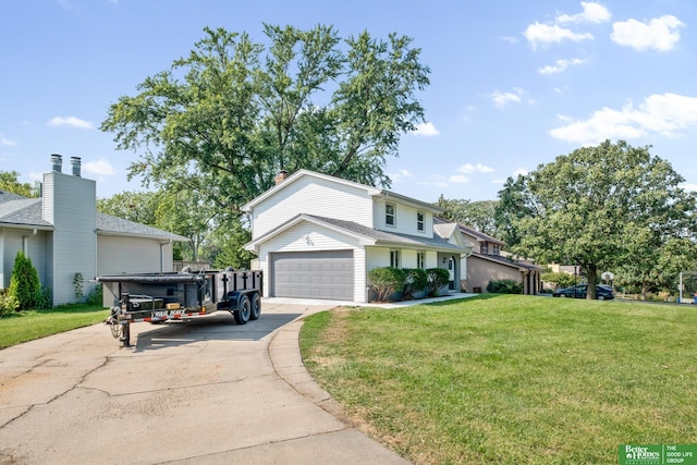 3501 Leawood Dr, Bellevue, NE 68123 - traditional home with driveway and a front yard