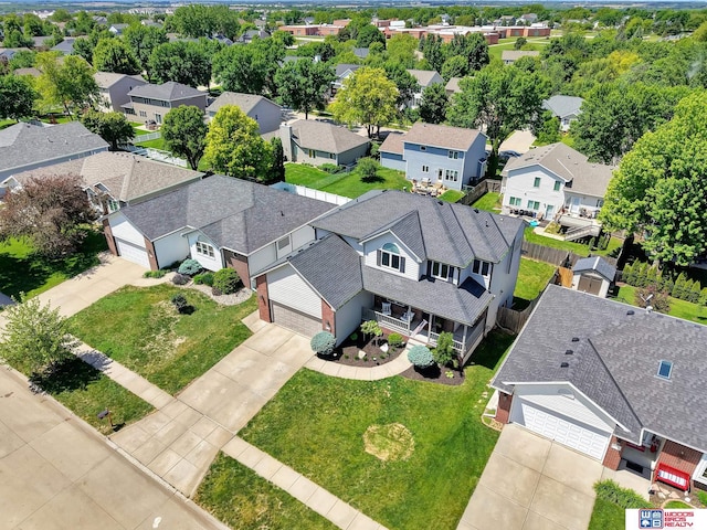 7627 S 38th St, Lincoln, NE 68516 - aerial perspective of suburban area