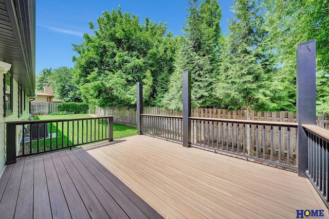4801 S 72nd St, Lincoln, NE 68516 - view of wooden terrace