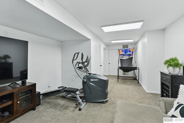 1725 N 162nd St, Omaha, NE 68118 - exercise area featuring carpet floors and baseboards