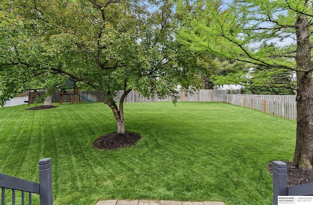 1725 N 162nd St, Omaha, NE 68118 - view of yard with a playground