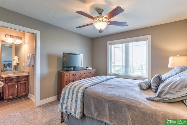 10311 S 124th St, Papillion, NE 68046 - bedroom with baseboards, light carpet, and a ceiling fan