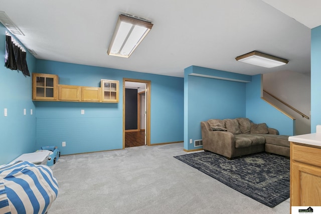 9521 N 140th St, Waverly, NE 68462 - living room with light colored carpet and baseboards