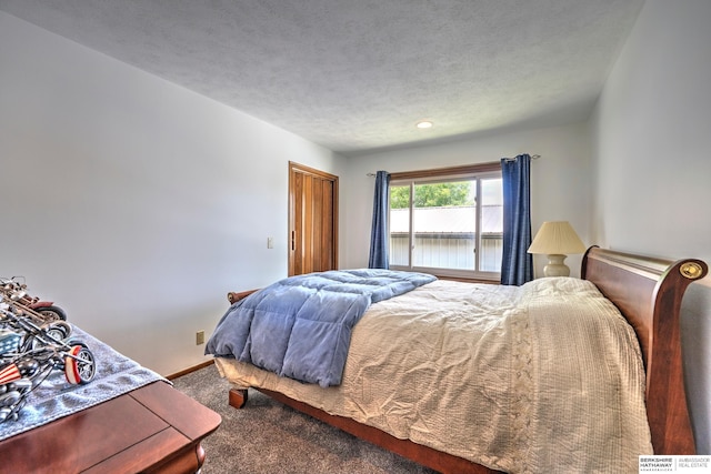 1915 S 131st Ave, Omaha, NE 68144 - bedroom featuring carpet, baseboards, and a textured ceiling