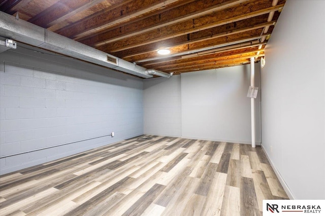1511 Lorraine Ave, Bellevue, NE 68005 - finished basement featuring wood finished floors