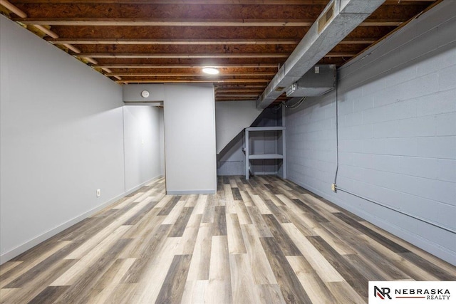 1511 Lorraine Ave, Bellevue, NE 68005 - finished below grade area with wood finished floors
