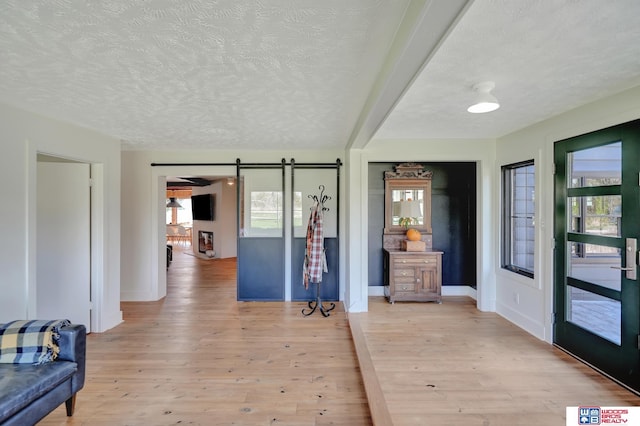 209 N Maloney Dr, North Platte, NE 69101 - interior space featuring a barn door