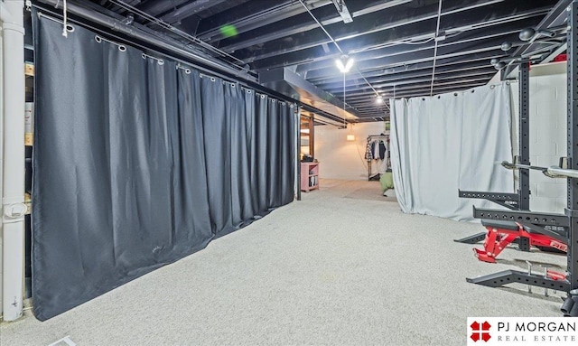 5517 S 174th Ave, Omaha, NE 68135 - basement featuring carpet flooring