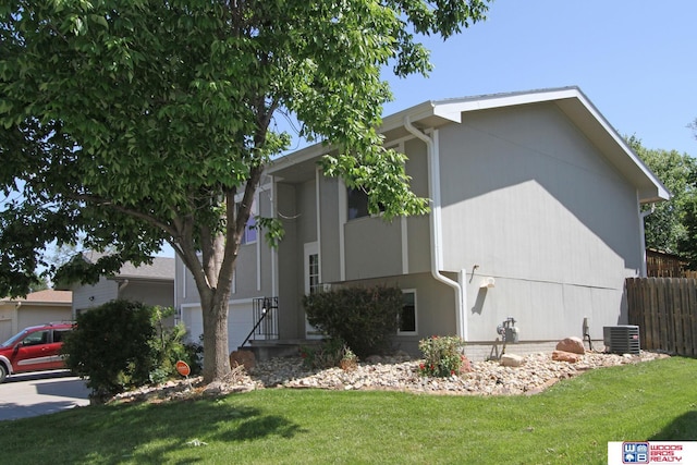 1912 SW 25th St, Lincoln, NE 68522 - view of side of property with central air condition unit