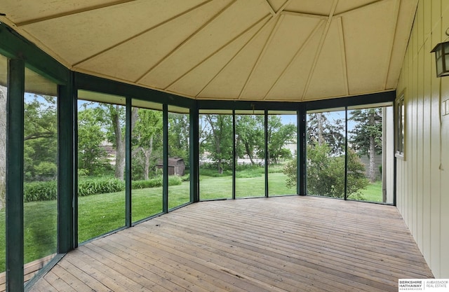 2564 County Road 12, Fremont, NE 68025 - view of unfurnished sunroom
