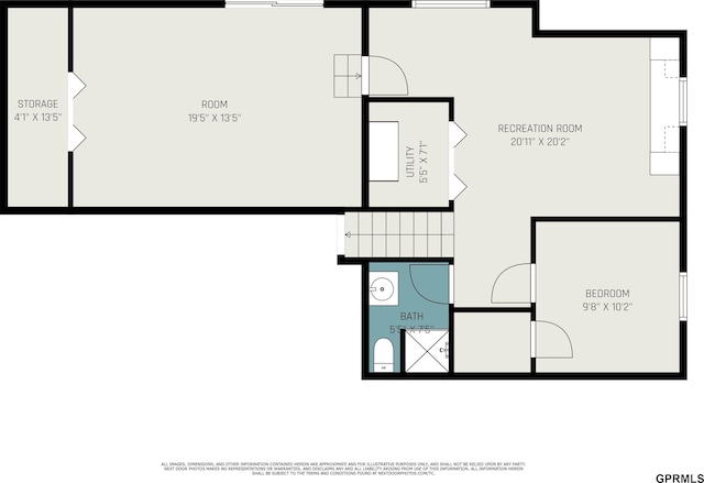 13055 Brookside Dr, Bellevue, NE 68123 - property floor plan
