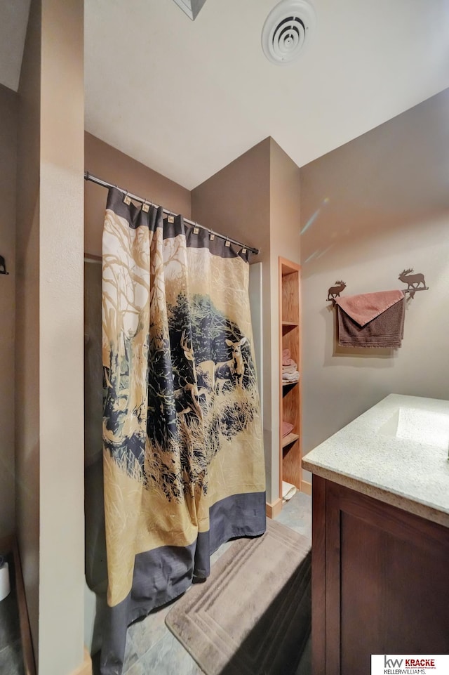 40798 US Highway 6, Cambridge, NE 69022 - bathroom featuring vanity and a shower with curtain