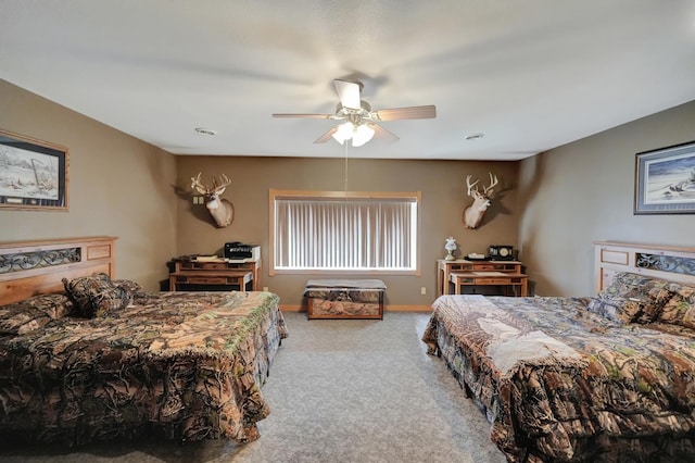 40798 US Highway 6, Cambridge, NE 69022 - carpeted bedroom with a ceiling fan