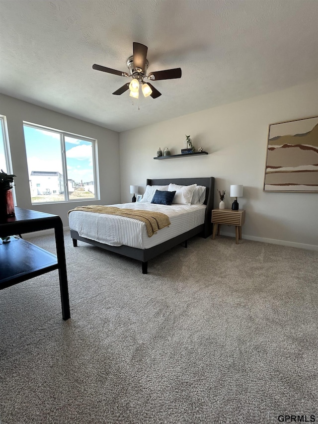 545 W Corsac Rd, Lincoln, NE 68523 - carpeted bedroom featuring ceiling fan and baseboards
