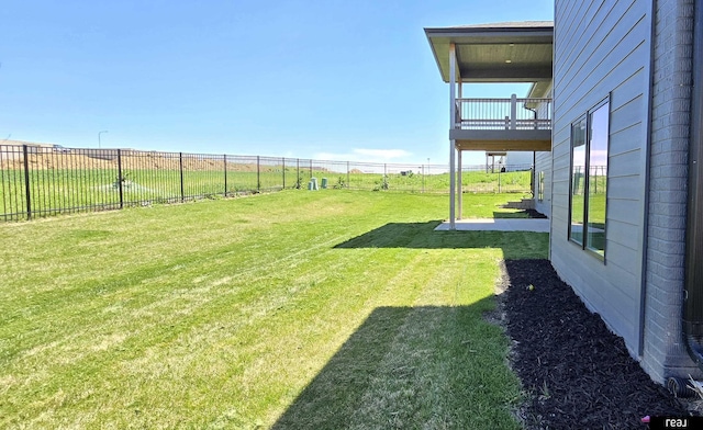 12003 S 109th St, Papillion, NE 68046 - view of yard featuring a balcony