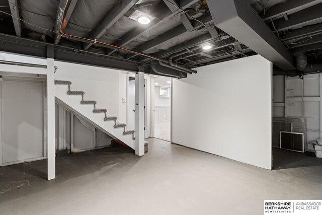 2035 N 50th St, Omaha, NE 68104 - basement with stairway