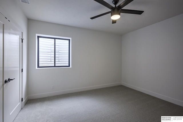 5717 S 200th Cir, Omaha, NE 68135 - unfurnished room with carpet floors, a ceiling fan, and baseboards