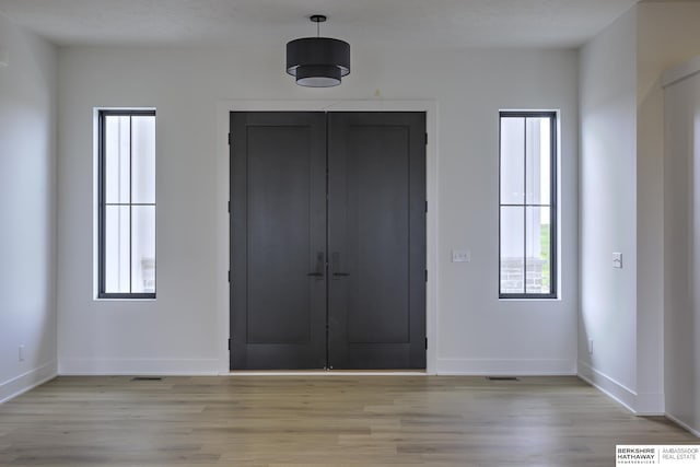 5717 S 200th Cir, Omaha, NE 68135 - entrance foyer featuring light wood finished floors and baseboards