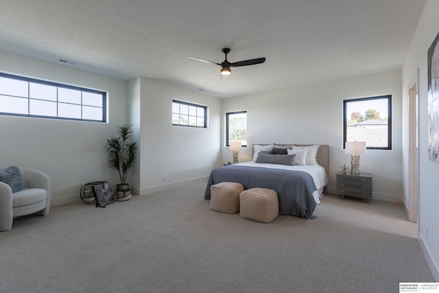 6617 S 214th St, Omaha, NE 68022 - carpeted bedroom featuring ceiling fan and baseboards