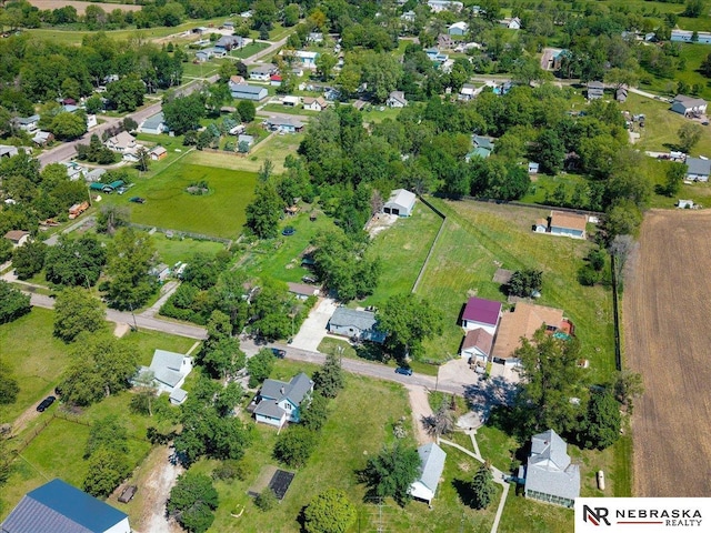 210 4th St, Ithaca, NE 68033 - aerial overview of property's location with nearby suburban area