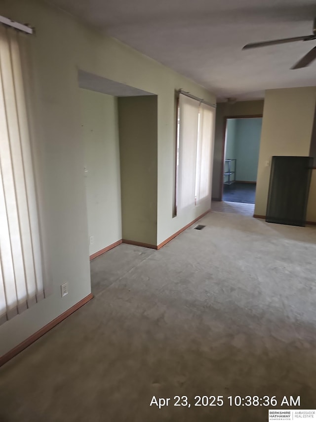 15911 S 234th St, Gretna, NE 68028 - carpeted empty room with a ceiling fan and baseboards