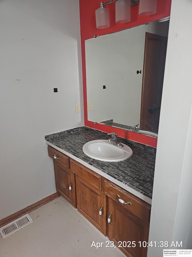 15911 S 234th St, Gretna, NE 68028 - bathroom featuring vanity and baseboards