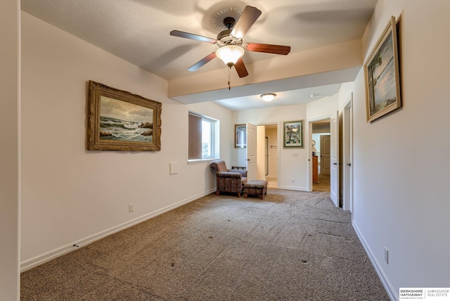 18855 Mason Plz, Omaha, NE 68022 - interior space featuring carpet floors, ceiling fan, and baseboards