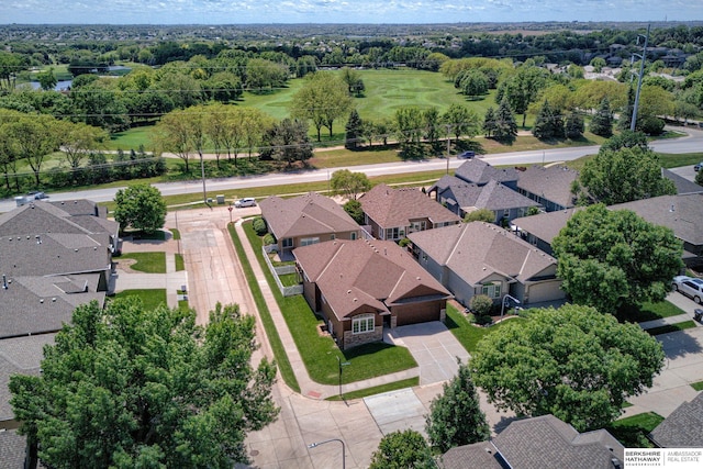 18855 Mason Plz, Omaha, NE 68022 - aerial view of residential area with a tree filled landscape