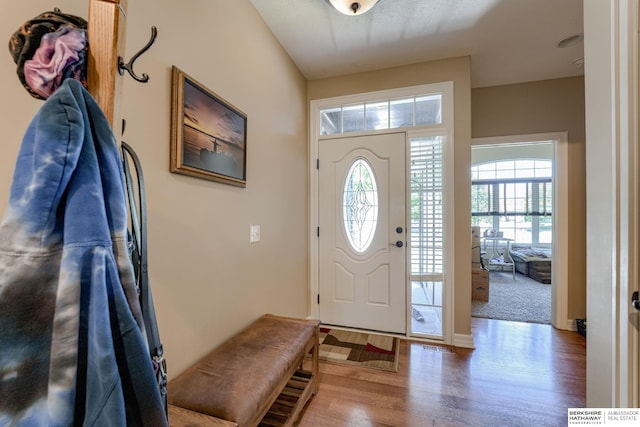 18855 Mason Plz, Omaha, NE 68022 - entrance foyer with wood finished floors