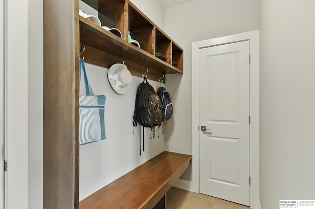 20956 Pine Cir, Elkhorn, NE 68022 - mudroom featuring light tile patterned floors